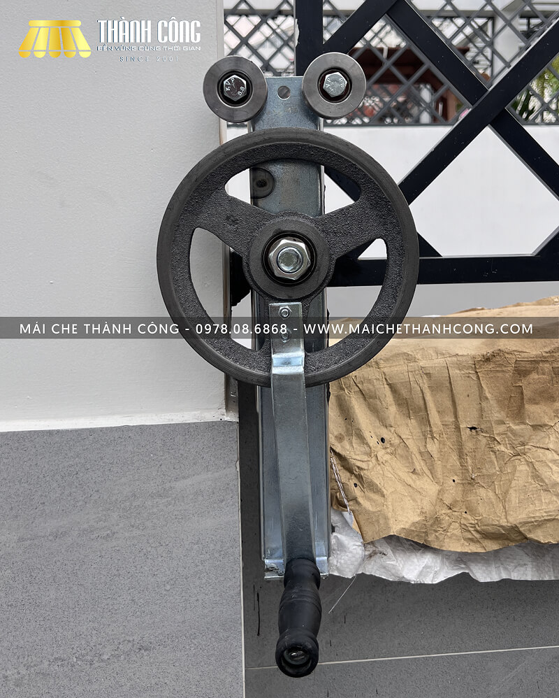 Cấu tạo tay quay dùng cho máy xếp