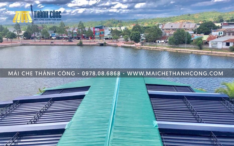 Mái che Thành Công lắp đặt mái che trọn gói với mức giá hợp lý