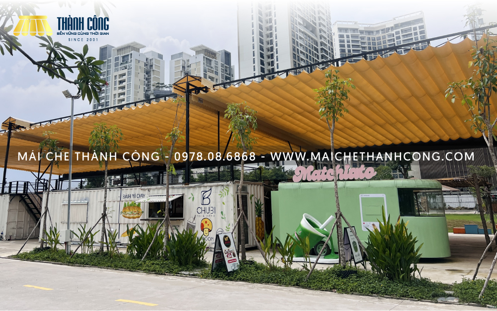 Công trình bạt xếp cho F&B An Phú Sports Park Quận 2