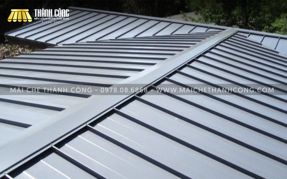 Mái che tôn lạnh có độ bền cao Mái che tôn lạnh có độ bền cao