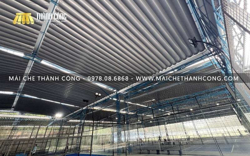 Mẫu mái xếp lượn sóng đẹp, hiện đại