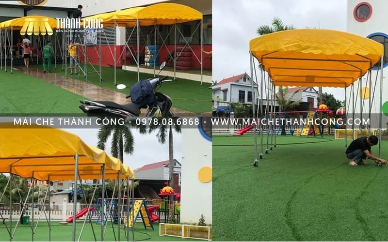 Nhà bạt di động Punta có kết cấu chắc chắn, dễ lắp ráp, tháo dỡ