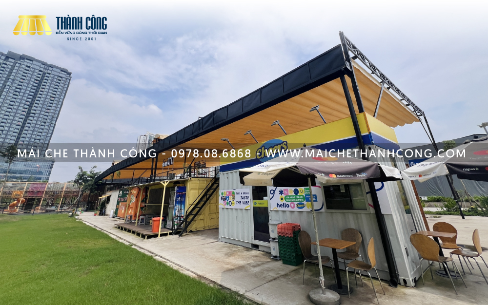 Công trình thi công bạt xếp F&B An Phú Sports Park Quận 2