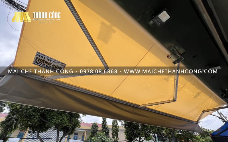 Dịch vụ thi công mái kéo quận 12 chất lượng của Mái che Thành Công