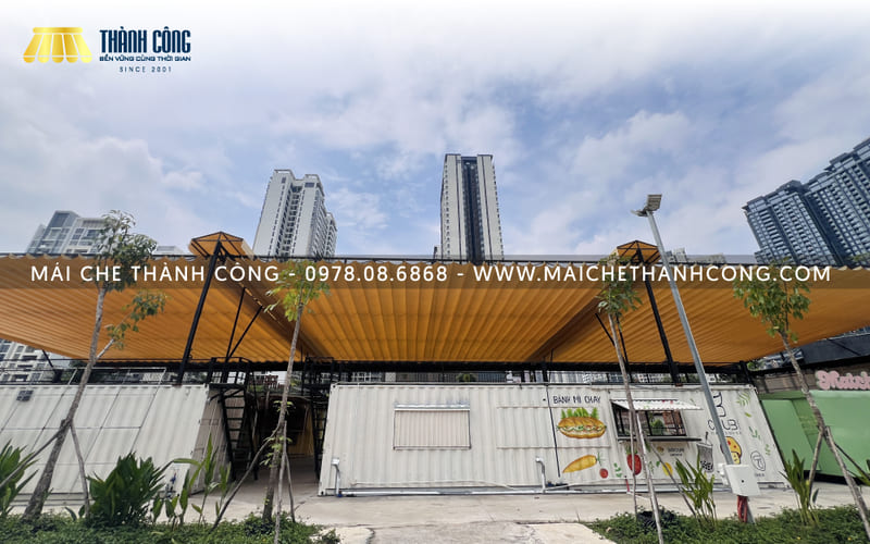 Công trình thi công bạt xếp cho F&B An Phú Sports Park Quận 2