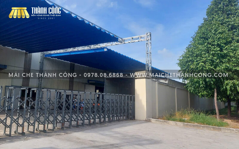 Công trình thi công mái che công ty Nhất Gỗ (KCN Giang Điền), Đồng Nai