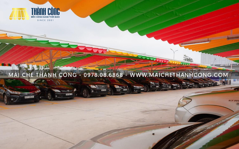 Mái che Thành Công luôn có mức giá thi công mái xếp Phú Giáo hợp lý