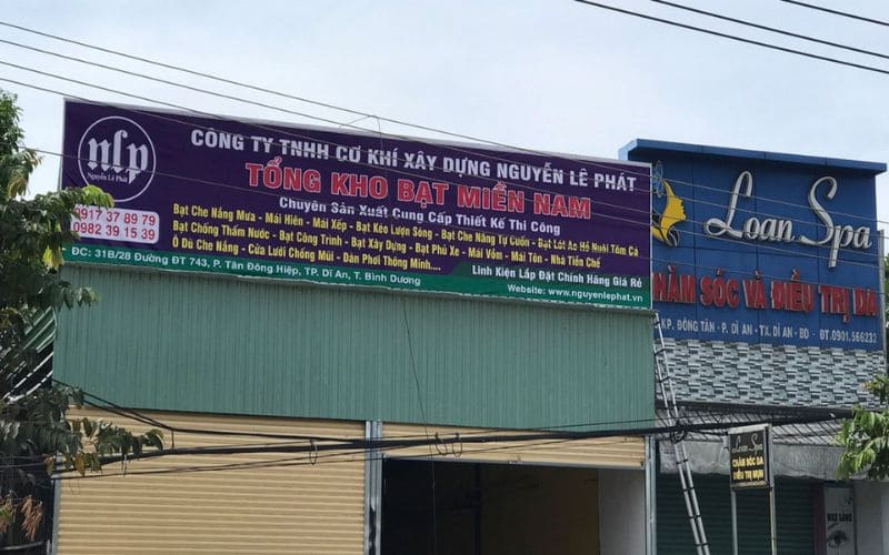 Bạt Nguyễn Lê Phát là thương hiệu sở hữu hệ thống kho xưởng sản xuất quy mô