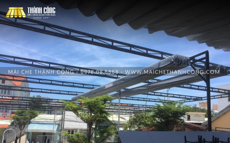 Mái che Thành Công chuyên cung cấp dịch vụ thi công mái kéo Dĩ An uy tín giá rẻ