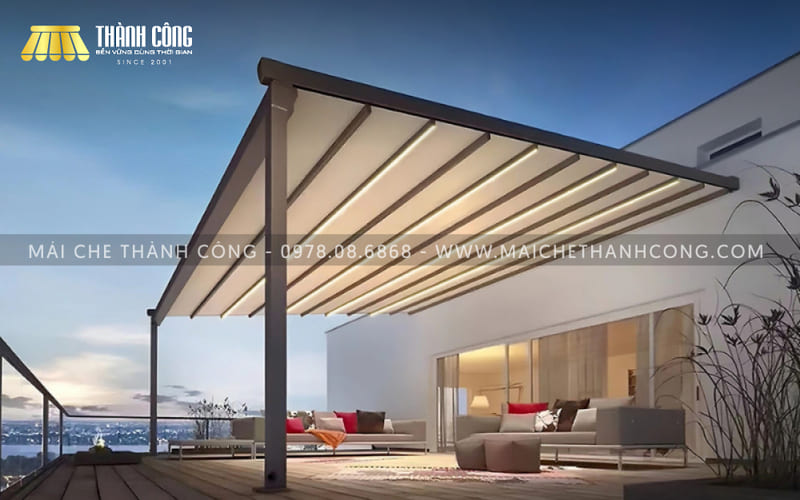 Mái xếp thông minh cho biệt thự sang trọng