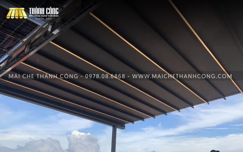 Mái xếp thông minh điều khiển qua smartphone