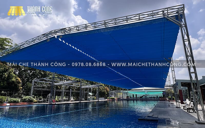Mái xếp và bạt xếp chất lượng cao được lắp đặt tại Quận 10