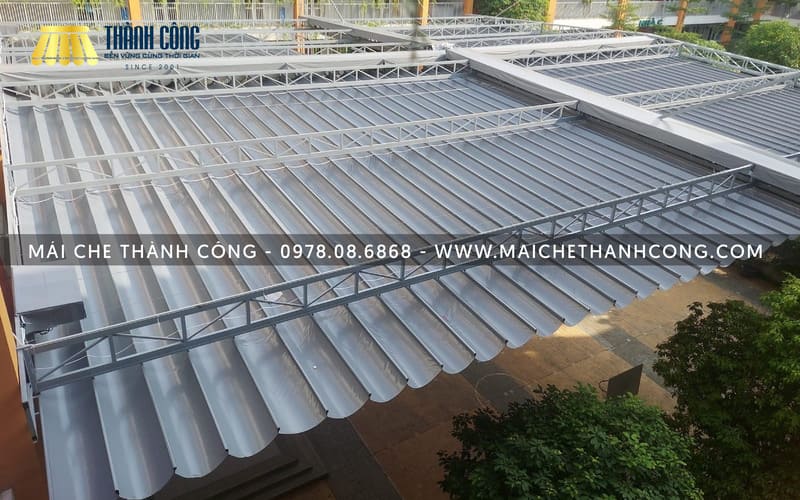 Mái che Thành Công cam kết sử dụng bạt chính hãng, chất lượng cao