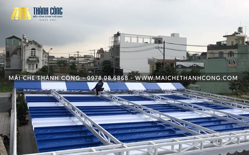 Thi công mái xếp Tân Bình 2026 trọn gói với giá tốt