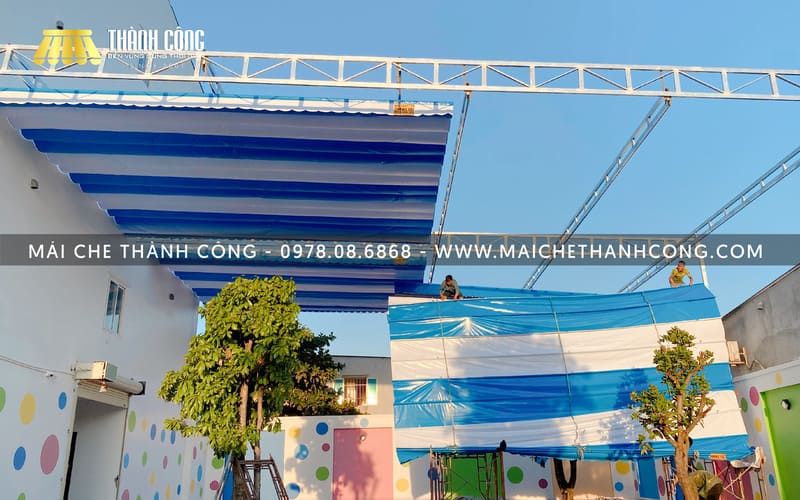Dịch vụ thi công may ép, gia công bạt giá tốt Quận 2