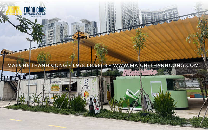 Mái che Thành Công cam kết thi công mái kéo quận 7 nhanh chóng, đúng tiến độ