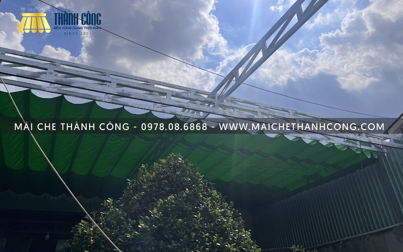 Công trình mái che nhà ở do Mái che Thành Công thực hiện