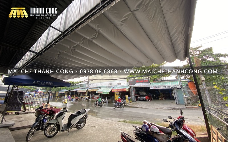 Mẫu mái che quán billiards đẹp