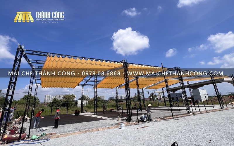 Mái che Thành Công là đơn vị thi công mái xếp uy tín với giá cả hợp lý