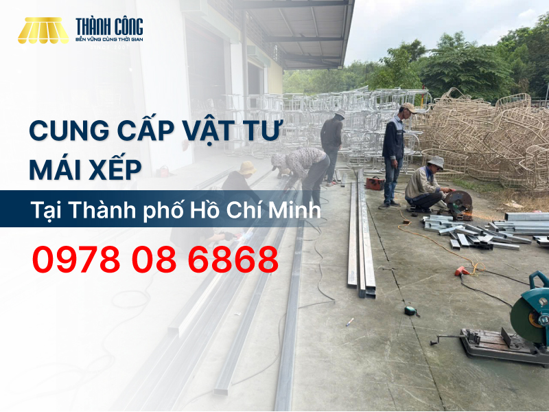 Cung cấp vật tư mái xếp