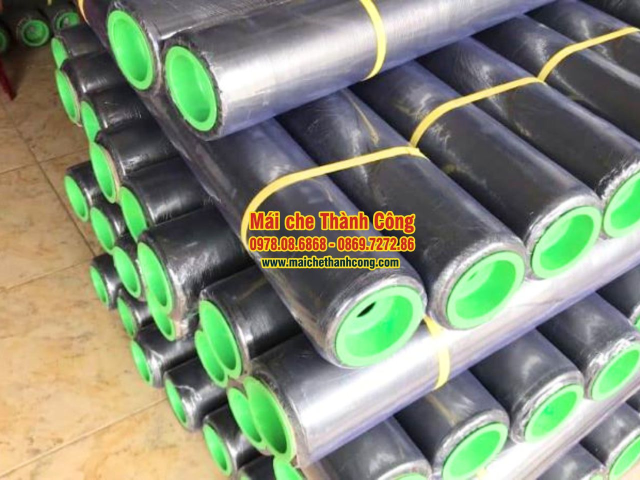 Bạt Nilon lót sàn đổ bê tông
