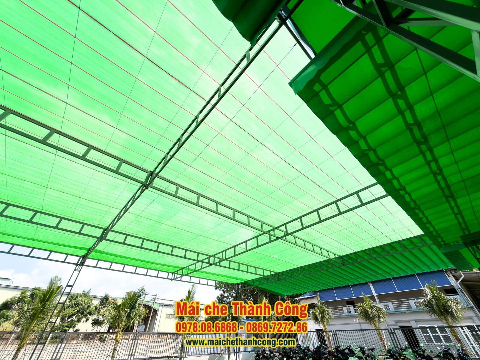 Thi công mái che tại PSL Việt Nam – KCN DAPARK