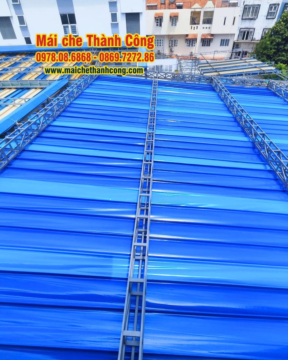 Thi công mái che Trường Tiểu học Pathway School - Thủ Đức