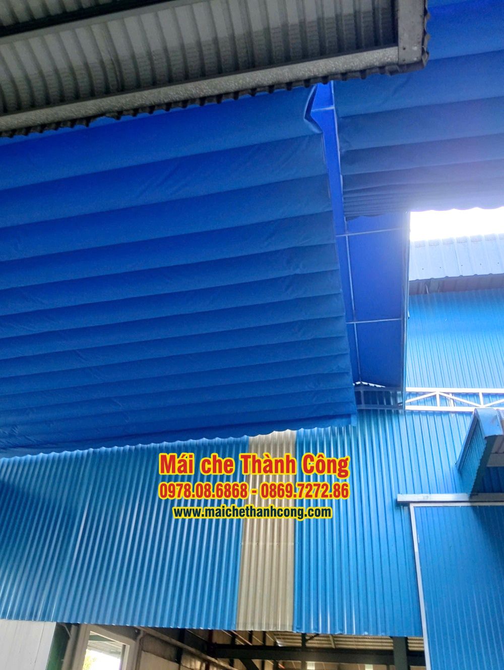 Thi công mái che Công ty Sinomax (Việt Nam) Polyurethane Technology, KCN Tân Bình
