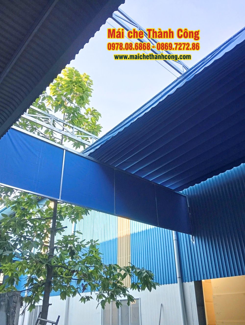 Thi công mái che Công ty Sinomax (Việt Nam) Polyurethane Technology, KCN Tân Bình