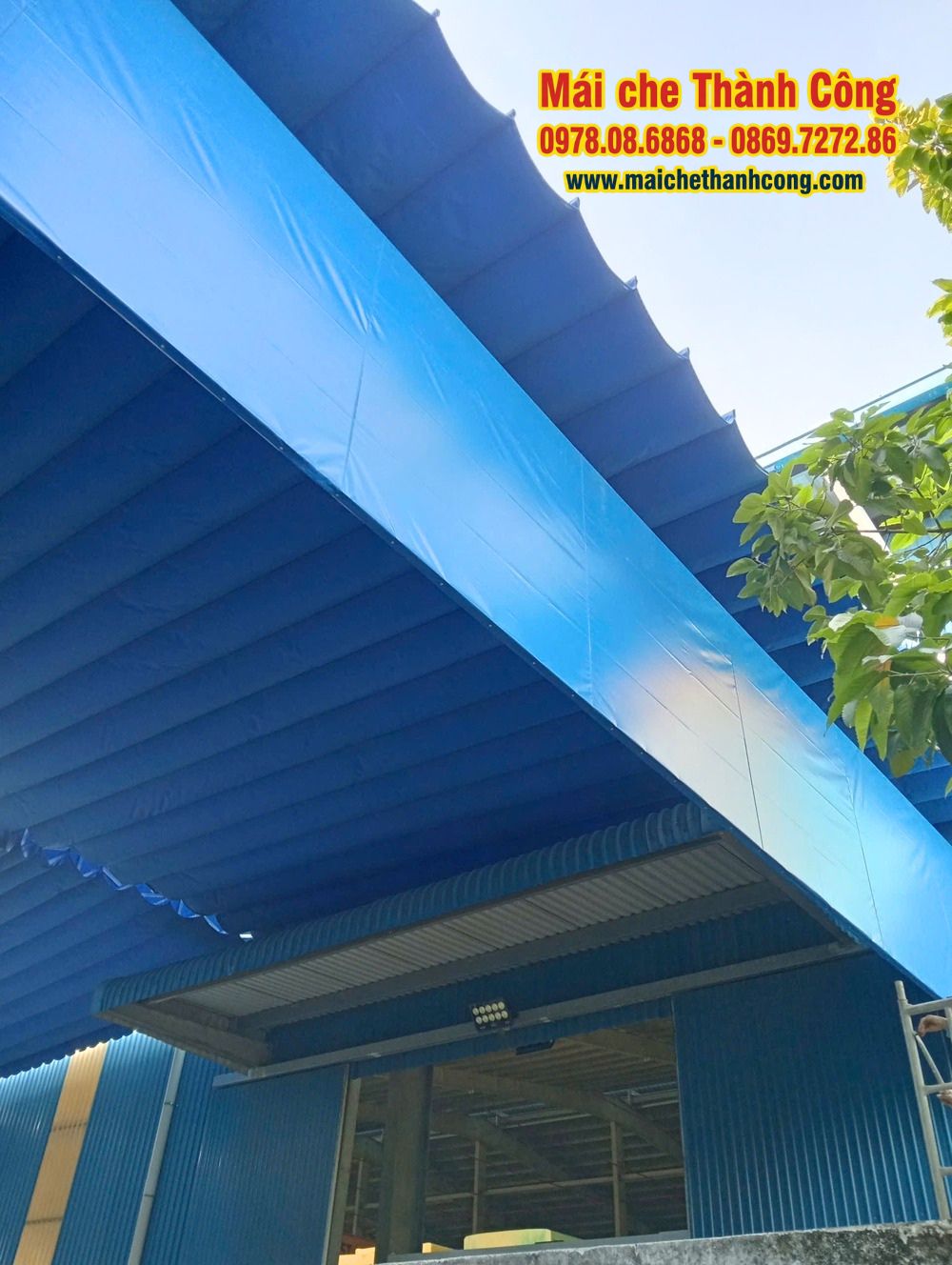 Thi công mái che Công ty Sinomax (Việt Nam) Polyurethane Technology, KCN Tân Bình